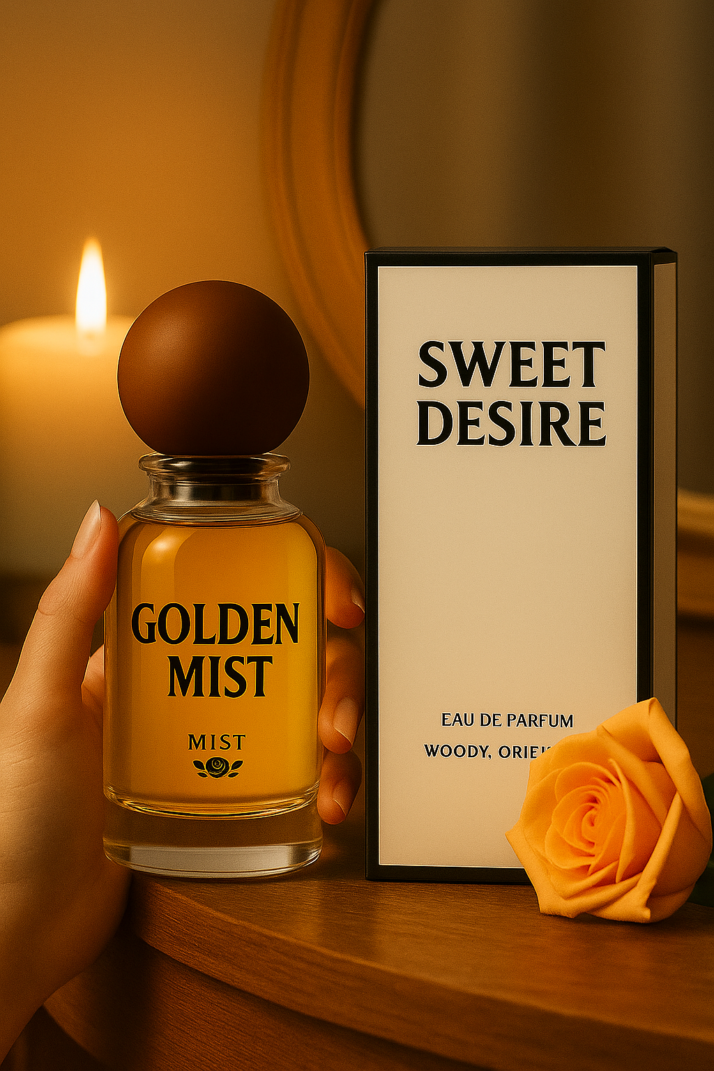 🌼 Golden Mist – Perfume for Her 🌼